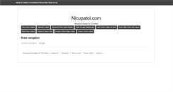 Desktop Screenshot of nicupatoi.com